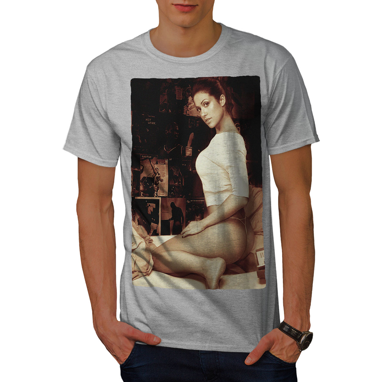 Wellcoda Girl Erotic Shot Sexy Young Mens T-shirt | eBay